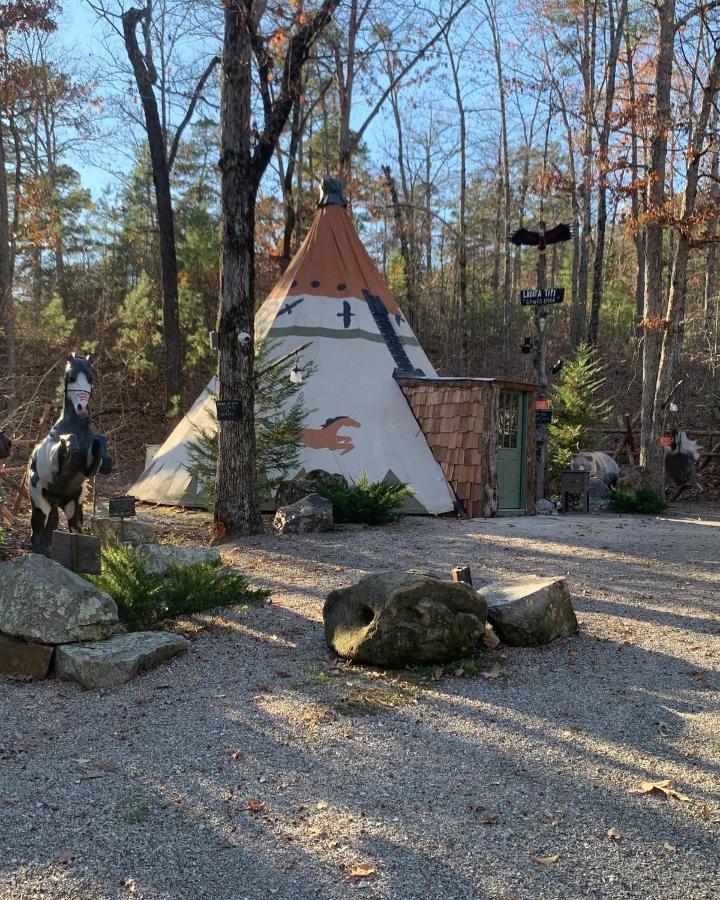 Bed and Breakfast Fox Pass Cabins Хот-Спрингс Экстерьер фото