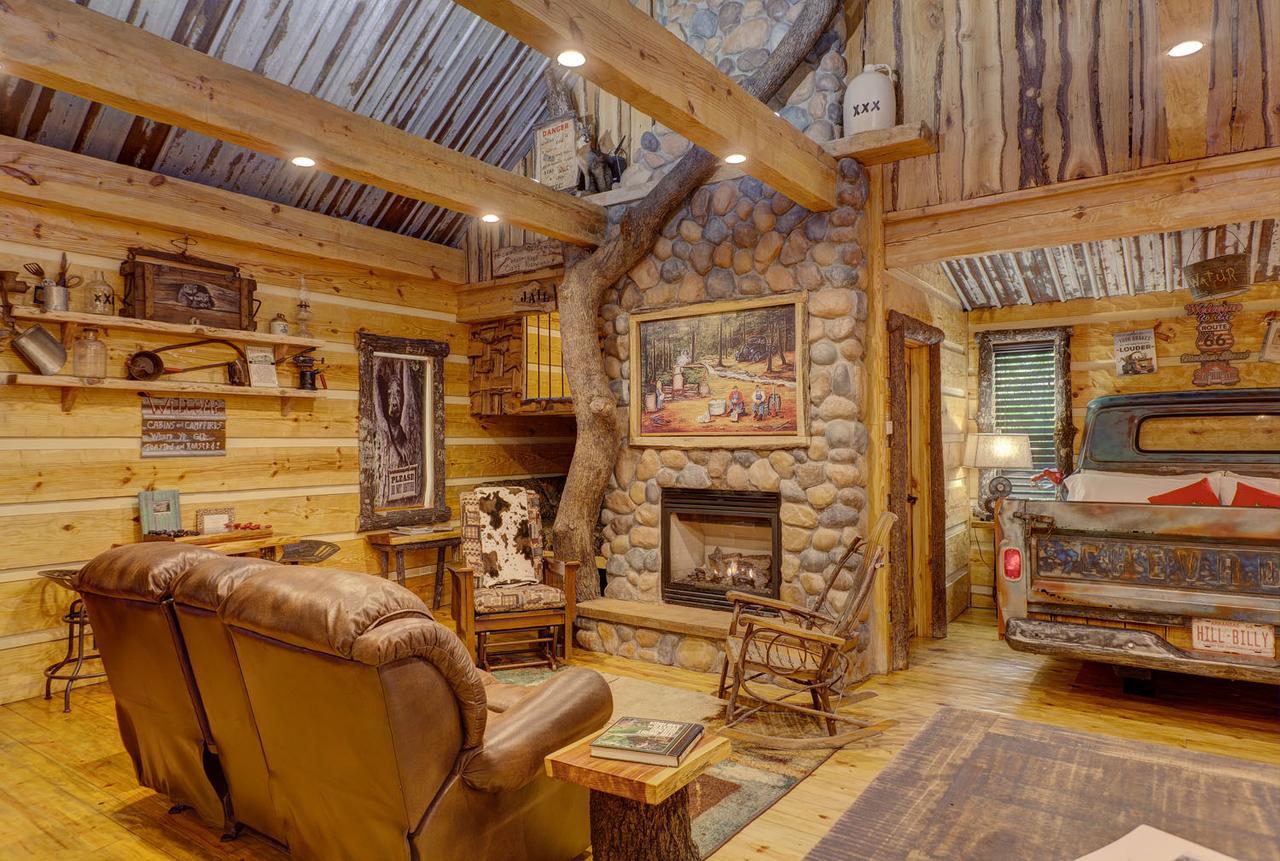 Bed and Breakfast Fox Pass Cabins Хот-Спрингс Экстерьер фото